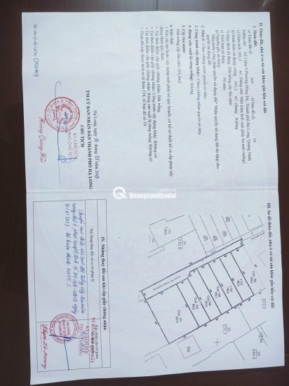 Bán gấp 100m đất-sổ đỏ, chính chủ (3,5 tỷ) –Ngõ 86, tổ 3, khu 9, Cọc 8 -Phường Hạ Long- QN.